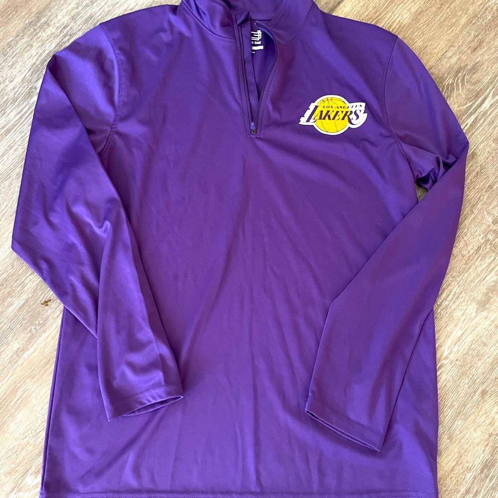 Long sleeve Lakers 1/4 zip pullover